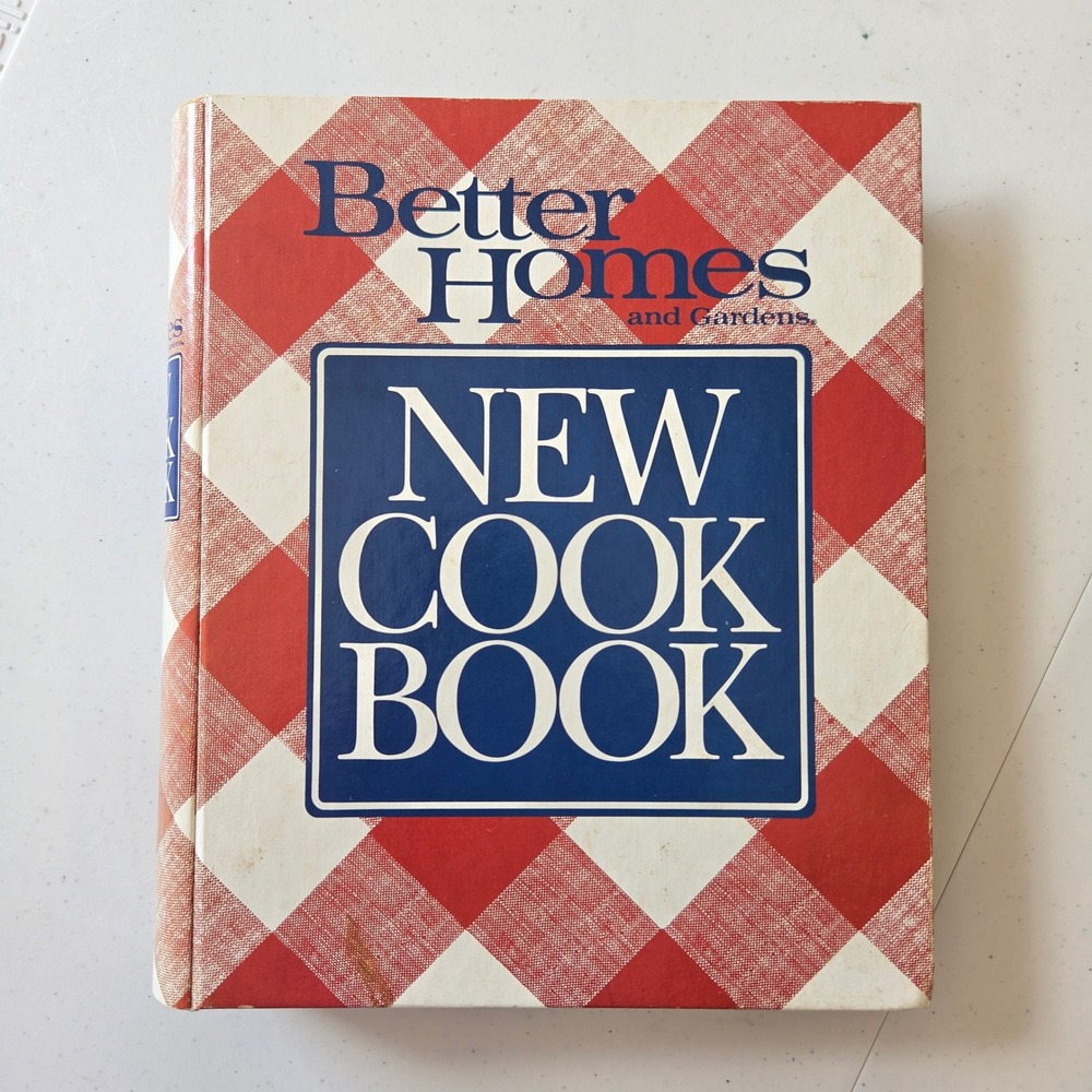 Better Homes and Gardens New Cook Book 1989 10th Edition Ring Bound Gingham